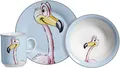 Produktbild: Ritzenhoff & Breker Kindergeschirr-Set Happy Zoo, Flo, 3-teilig, Flamingo