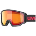 Produktbild: uvex athletic FM - Skibrille für Damen und Herren - mit Visier - beschlagfrei - black matt - one size