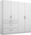 Produktbild: rauch Drehtürenschrank Kleiderschrank Schrank Garderobe Garderobenschrank Topseller HOMBURG mit viel Stauraum, oberer Schubkasten mit Einteilung MADE IN GERMANY