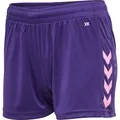 Produktbild: hummel Sporthose hmlCORE XK Poly Shorts (robuster Doppelstrick, ohne Seitentaschen) kurz violett Damen, Größe: XXL