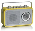 Produktbild: tangent UNO 2 GO Portabler Retro Design Radio mit UKW/MW und AUX Gelb