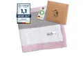 Produktbild: Babydecke Bio Baumwolle 94x72 cm, GOTS & Oeko-Tex 100, Strickdecke Babys, Minky Mooh, Made in Europe