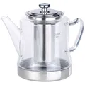 Produktbild: 2in1-Glas-Teebereiter & Teekanne für alle Herde, auch Induktion, 1,5 l
