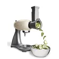 Produktbild: Smeg Gemüsereibe SMSG01 für Mixer, 4 Zylinder, Edelstahl, Verriegelung/Entriegelung, Sicherheitsgriff, kompatibel mit SMF01/02/03/13, 0,980 kg