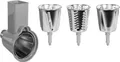 Produktbild: Smeg Küchenmaschinen Zubehör-Set SMSG01 Gemüseschneiderset Edelstahl
