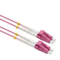 Produktbild: VALUE LWL-Kabel 50/125μm OM4, LC/LC, Low-Loss-Stecker, violett, 0,5 m