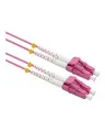 Produktbild: VALUE Patch-Kabel LC Multi-Mode M bis M 0.5 m Glasfaser 50/125 Mikrometer OM3 halogenfrei violett (21.99.8830)