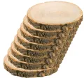 Produktbild: Holzscheibe Baumscheiben-Set Deko Hochzeit 8 Stück 24 cm Tisch-Deko