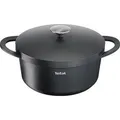 Produktbild: Tefal Trattoria Topf mit Gussdeckel, 28cm, 6,67l, Aluguss