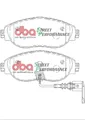 Produktbild: DBA Australia Hochleistungs-Bremsbelagsatz DB8849SP für AUDI SKODA VW