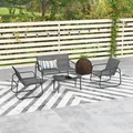 Produktbild: 4-tlg. Gartenmöbel-Set, Gartengarnitur mit 1 Zweisitzer, 2 Stühlen, Refurbished