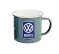 Produktbild: VW Collection Tasse, Emaille, 500ml, Service grau