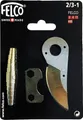 Produktbild: FELCO Ersatzteilsatz Klinge 2/3m. Feder + Stellschlüssel