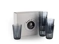 Produktbild: Buddy´s Bar - 6er Set, Hochwertige 0,3 Liter Tritan Kunststoff Trinkbecher, BPA frei, Kristallglas-Optik, bruchfeste Mehrweg-Becher, wiederverwendbar und spülmaschinenfest, 300 ml, grau