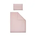 Produktbild: Ehrenkind® Bettwäsche-Set Feinbiber | 100% Bio-Baumwolle | Standard 100 by Oeko-TEX | 100x135cm + 40x60cm Rose | Bettwäsche 135x100
