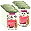 Produktbild: Animonda Cat Carny Kitten Rind und Putenherzen 18x400g