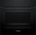 Produktbild: Bosch Einbaubackofen HBF010BA1 | 3D-Heißluft | 66 l Volumen | 5 Beheizungsarten | Energieeffizienzklasse A | Schwarz, A (Spektrum:  bis D)