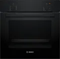 Produktbild: Bosch HBF010BA1 Serie 2 Einbaubackofen 60cm Schwarz 3D-Heißluft 5 Beheizungsarte