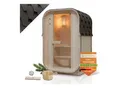 Produktbild: Artsauna Fasssauna Nolvik S für 1 bis 2 Personen, mit 3,6 kW Ofen & Zubehör für Garten, Cube Design