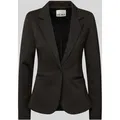 Produktbild: ICHI Slim Fit Blazer mit Paspeltaschen Modell 'KATE' in Black, Größe S