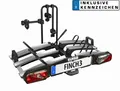 Produktbild: Eufab Fahrradträger FINCH für 3 Fahrräder klappbar E-Bike +Kennzeichen