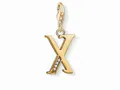 Produktbild: Thomas Sabo 1630-414-39 - Charm-Anhänger Buchstabe -X- vergoldet