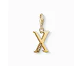 Produktbild: THOMAS SABO Charm-Einhänger 1630-414-39 Charm-Anhänger Buchstabe X Gold