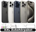 Produktbild: Apple iPhone 15 Pro Max - 256 512 1TB - Titan Schwarz Weiß Natur Blau - XXL Set