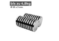 Produktbild: MaajeeKuto Magnet Neodym Magnet 25x3 mm N38 Scheibenmagnet 4,8kg Haftkraft Stark (3-St)