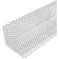 Produktbild: Daprona - Kiesfangleiste Aluminium, Kiesleiste Materialstärke 1,0mm, Stärke 1,0mm Silber, Lochblech Aluminium, Abschlussleiste Für Terrasse Und Balkon Geeignet - 100cm