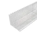Produktbild: Fassadenprofile Kiesfangleiste Aluminium, 100cm, Stärke 1,0mm Silber, Kiesleiste, Lochblech Aluminium, Abschlussleiste für Terrasse und Balkon geeignet