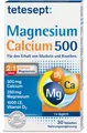 Produktbild: Tetesept Magnesium + Calcium 500 Tabletten für den Erhalt von Muskeln und Knochen, 30 St. Tabletten