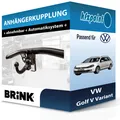 Produktbild: Für VW Golf V Variant 01.2007-07.2009 BRINK Anhängerkupplung abnehmbar neu