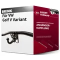 Produktbild: Für VW Golf V Variant Typ 1K5 (Brink) Anhängerkupplung horizontal abnehmbar neu