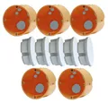 Produktbild: DICHTEL Steckdosenblende Hohlwanddose winddicht HK50 Ø68x48mm Gerätedose luftdicht HWD, (10 tlg), Hohlwanddose winddicht, Hohlraumdose, Gerätedose luftdicht, Ø68x48mm