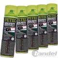 Produktbild: 5x PETEC SEILFETT SPRAY 500 ML DRAHTSEILFETT ZAHNRADFETT KETTENFETT GLEITFETT