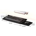 Produktbild: Fellowes 8031201 Tastaturauszug mit Mausablage schwarz