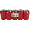 Produktbild: Bolsius - Kompositions-Öllicht Nr. 3 rot, Höhe 9,5 cm, ø 5,7 cm 5er Pack Grablicht