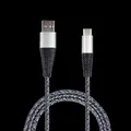 Produktbild: 2GO USB Lade-/Datenkabel USB Type-C 3.1 Nylon  1m  silber