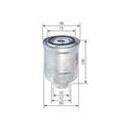 Produktbild: Bosch 0 986 450 508 Kraftstofffilter für Daihatsu Isuzu Mazda Mitsubishi Suzuki