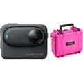 Produktbild: INSTA360 GO 3S (64GB) Black + B&W Case Typ 500 pink