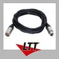 Produktbild: DAP-Audio FL74 XLR M/F Mikrofon-/Line-Kabel Neutrik XX-Serie 3 m – versilbert