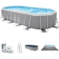 Produktbild: Prism Frame Oval Pool Swimming Pool 610x305x122 Cm Schwimmbad Filterpumpe - Intex