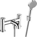 Produktbild: hansgrohe HG Fertigmontageset VERNIS Blend f 2-Loch-Wannenrandmischer m Br chrom (71461000)