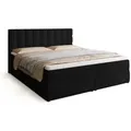 Produktbild: Bromarkt Boxbett, Schwarz, Textil, H3, Höhe ca. 18 cm, 180x200 cm, Schlafzimmer, Betten, Boxspringbetten