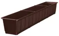 Produktbild: Geli Blumenkasten Standard mit Holzstruktur 100 cm braun