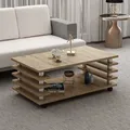 Produktbild: Couchtisch 115x65 cm Wohnzimmer Tisch Artizan Eiche Baarn Tische Beistelltisch 2