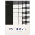 Produktbild: Ross 3er Pack Baumwoll-Geschirrtuch 1605 50x70 cm | schwarz - schwarz