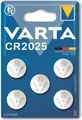Produktbild: VARTA Batterien Knopfzellen CR2025, 5 Stück, Power on Demand, Lithium Coin, 3V