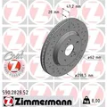 Produktbild: 2x ZIMMERMANN Sport Z Bremsscheibe 590.2828.52